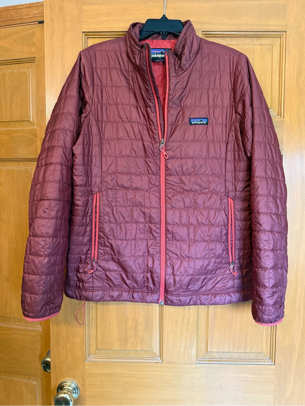 Patagonia Kids Quilted Puffer Jacket in Maroon